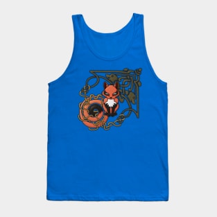 Celtic Fox Patch Style version 2 Tank Top